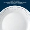 Corelle Dinnerware- Lightweight Caspian Lace 66-piece Dinnerware Set, Service for 12