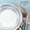 Corelle Dinnerware- Lightweight Ocean Blues 16-piece Mugless Dinnerware Set, Service of 4