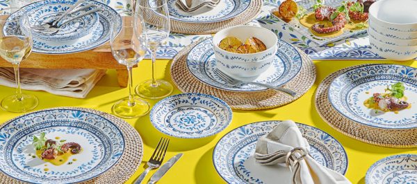 Corelle Dinnerware- Lightweight Portofino 6.75?? Appetizer Plate, 6 pack