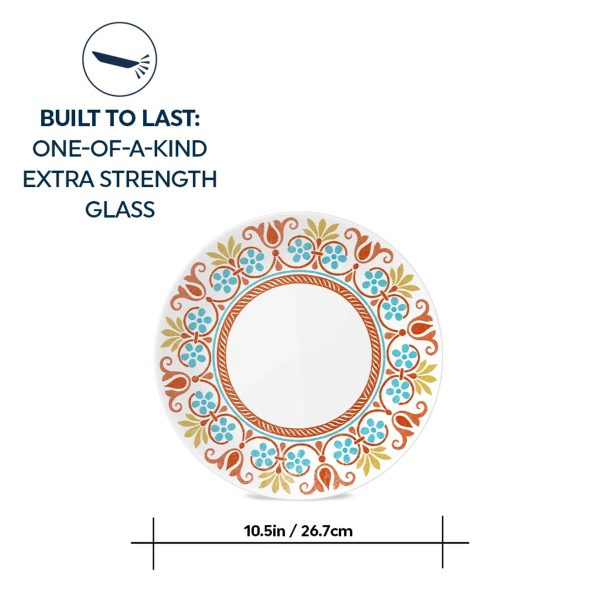 Corelle Dinnerware- Lightweight Global Collection Terracotta Dreams 10.25?? Dinner Plates, 6-pack Corelle Dinnerware- Lightweight Global Collection Terracotta Dreams 10.25?? Dinner Plates, 6-pack