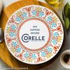 Corelle Dinnerware- Lightweight Global Collection Terracotta Dreams 10.25?? Dinner Plates, 4-pack