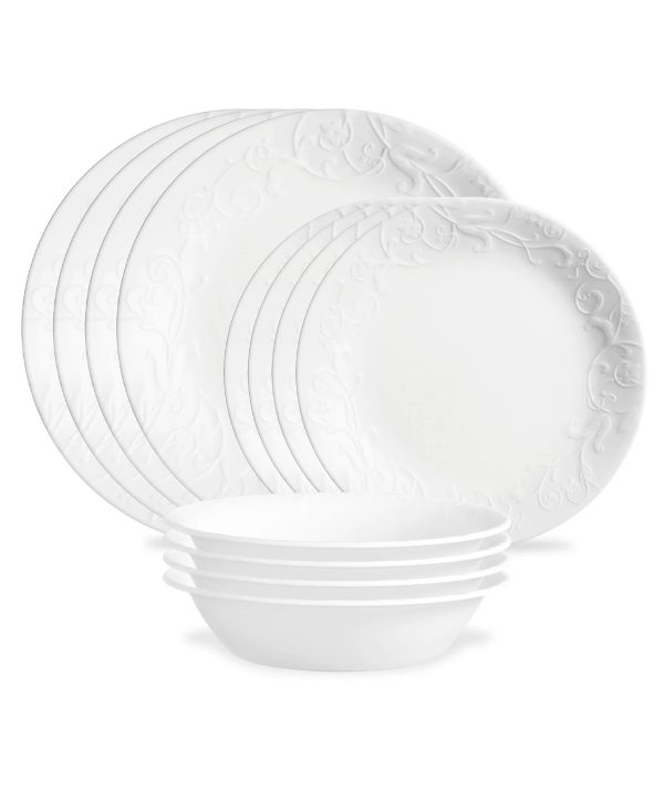 Corelle Dinnerware- Lightweight Bella Faenza 12-piece Dinnerware Set, Service for 4 Corelle Dinnerware- Lightweight Bella Faenza 12-piece Dinnerware Set, Service for 4