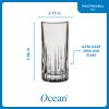 Corelle Dinnerware- Lightweight Traze PRE Highball Glasses (4-Pieces), 12-ounce, Dishwasher Safe