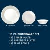 Corelle Dinnerware- Lightweight Knox 18-piece Dinnerware Set, Service for 6