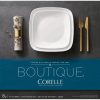 Corelle Dinnerware- Lightweight Boutique Vivid White 8-piece Dinnerware Set, Service for 4 Corelle Dinnerware- Lightweight Boutique Vivid White 8-piece Dinnerware Set, Service for 4