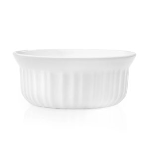 Corelle Dinnerware- Lightweight French White? 16-ounce Round Bakeware Dish Corelle Dinnerware- Lightweight French White? 16-ounce Round Bakeware Dish
