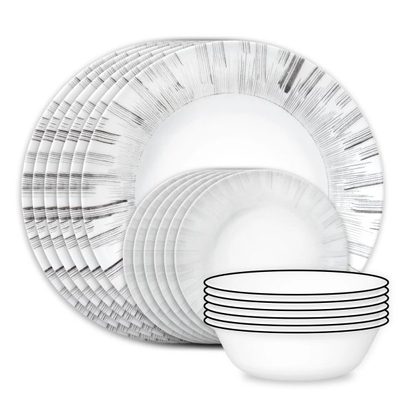 Corelle Dinnerware- Lightweight Arica 18-piece Dinnerware Set, Service for 6 Corelle Dinnerware- Lightweight Arica 18-piece Dinnerware Set, Service for 6