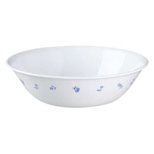 Corelle Dinnerware- Lightweight Provincial Blue 1-quart Large Serving Bowl Corelle Dinnerware- Lightweight Provincial Blue 1-quart Large Serving Bowl