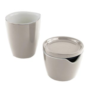 Corelle Dinnerware- Lightweight Truffle Cream and Sugar Set