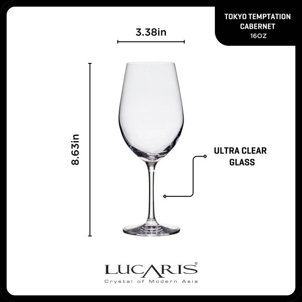 Corelle Dinnerware- Lightweight Tokyo Temptation Cabernet Glasses (4-Pieces), 16-ounce, Dishwasher Safe, Lead-free Crystalline Corelle Dinnerware- Lightweight Tokyo Temptation Cabernet Glasses (4-Pieces), 16-ounce, Dishwasher Safe, Lead-free Crystalline