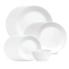 Corelle Dinnerware- Lightweight Shimmering White 32-piece Dinnerware Set, Service for 8 Corelle Dinnerware- Lightweight Shimmering White 32-piece Dinnerware Set, Service for 8