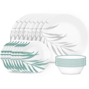 Corelle Dinnerware- Lightweight Solar Print 18-piece Dinnerware Set, Service for 6, EXCLUSIVE Corelle Dinnerware- Lightweight Solar Print 18-piece Dinnerware Set, Service for 6, EXCLUSIVE