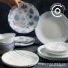 Corelle Dinnerware- Lightweight Botanical Stripes 18-ounce Cereal Bowls, 6-pack