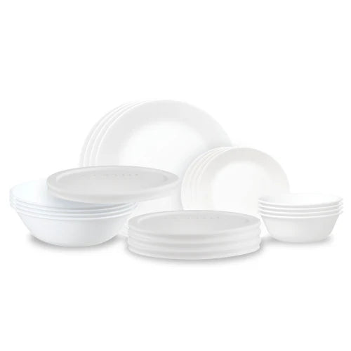 Corelle Dinnerware- Lightweight Winter Frost White 20-piece Dinnerware Set, Service for 4 Corelle Dinnerware- Lightweight Winter Frost White 20-piece Dinnerware Set, Service for 4