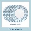 Corelle Dinnerware- Lightweight Global Collection Northern Pines 10.25 Dinner Plates, 6-pack Corelle Dinnerware- Lightweight Global Collection Northern Pines 10.25 Dinner Plates, 6-pack