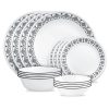 Corelle Dinnerware- Lightweight Cusco 16-piece Mugless Dinnerware Set, Service for 4