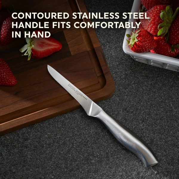 Corelle Dinnerware- Lightweight Insignia Steel? Guided Grip 2-piece Knife Set Corelle Dinnerware- Lightweight Insignia Steel? Guided Grip 2-piece Knife Set