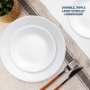 Corelle Dinnerware- Lightweight Winter Frost White 16-piece Mugless Dinnerware Set, Service for 4 Corelle Dinnerware- Lightweight Winter Frost White 16-piece Mugless Dinnerware Set, Service for 4