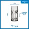 Corelle Dinnerware- Lightweightware Traze PST Highball Glasses (4-Pieces), 12-ounce, Dishwasher Safe