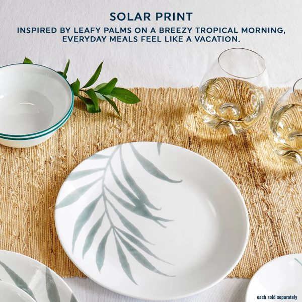 Corelle Dinnerware- Lightweight Solar Print 8.5 Salad Plate, EXCLUSIVE Corelle Dinnerware- Lightweight Solar Print 8.5 Salad Plate, EXCLUSIVE