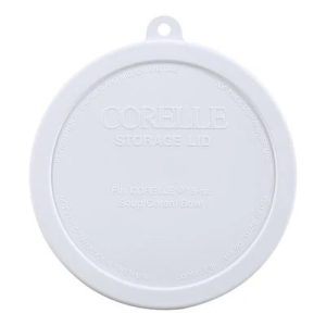 Corelle Dinnerware- Lightweight White Lid for 18-ounce Bowl