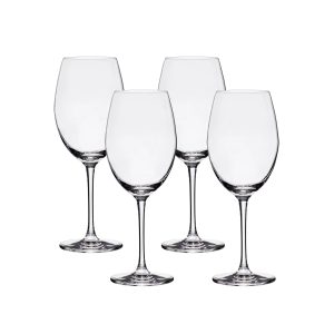 Corelle Dinnerware- Lightweight Bangkok Bliss Cabernet Glasses (4-Pieces), 16-ounce, Dishwasher Safe, Lead-free Crystalline
