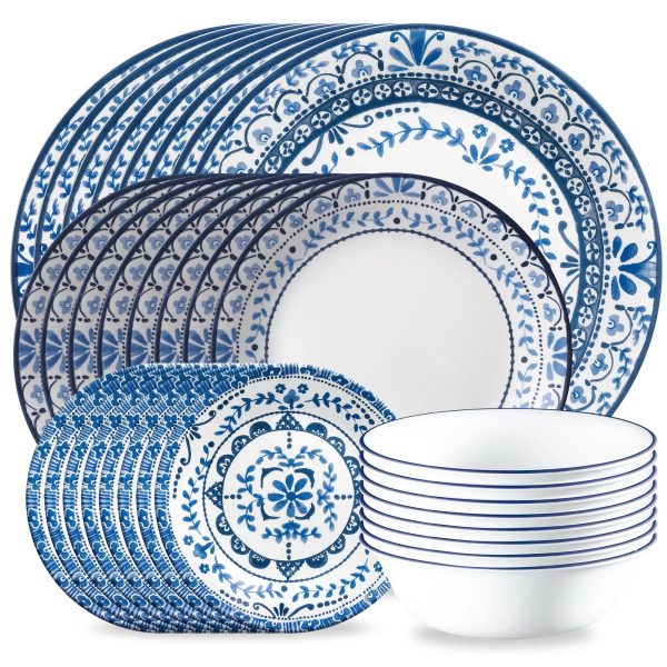 Corelle Dinnerware- Lightweight Portofino 32-piece Dinnerware Set, Service for 8 Corelle Dinnerware- Lightweight Portofino 32-piece Dinnerware Set, Service for 8
