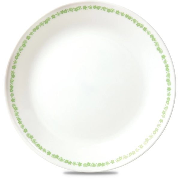 Corelle Dinnerware- Lightweight Spring Blossom Green 8.5 Salad Plate