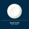 Corelle Dinnerware- Lightweight Spring Blossom Green 8.5 Salad Plate