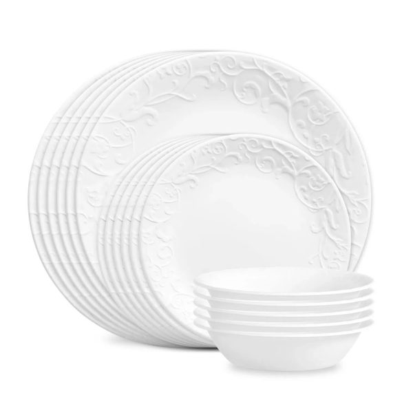 export_1 Bella 18-piece Dinnerware Set Service for 6