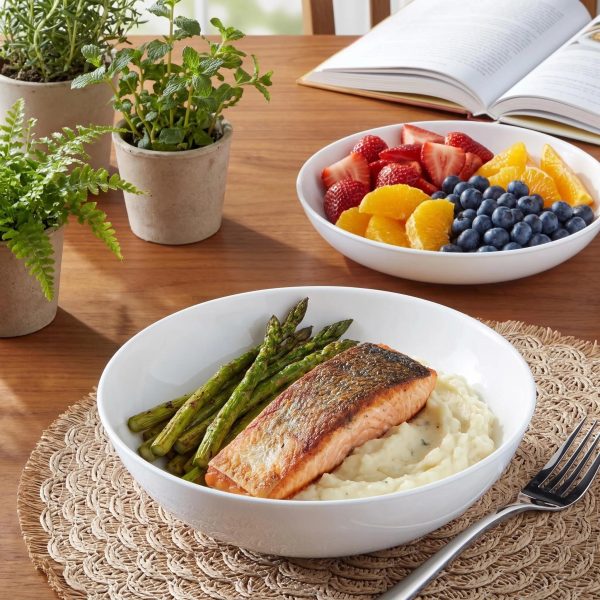 export_1 Frost White 30 ounce Meal Bowls 4 pack
