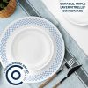 Corelle Dinnerware- Lightweight Amelia 12-piece Dinnerware Set, Service for 4