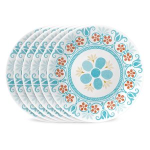 Corelle Dinnerware- Lightweight Global Collection Terracotta Dreams 6.75?? Appetizer Plates, 6-pack Corelle Dinnerware- Lightweight Global Collection Terracotta Dreams 6.75?? Appetizer Plates, 6-pack