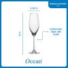 Corelle Dinnerware- Lightweight Sondria Champagne Flute Glasses (4-pieces), 7.25-ounce, Dishwasher Safe Corelle Dinnerware- Lightweight Sondria Champagne Flute Glasses (4-pieces), 7.25-ounce, Dishwasher Safe