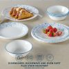 Corelle Dinnerware- Lightweight Garden Song 12-piece Dinnerware Set, Service for 4
