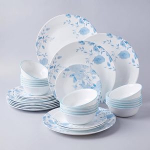 18-Piece Premium Dinnerware Set – 6 Bowls, 6 Appetizer Plates, 6 Dinner Plates | Modern & Durable Stoneware